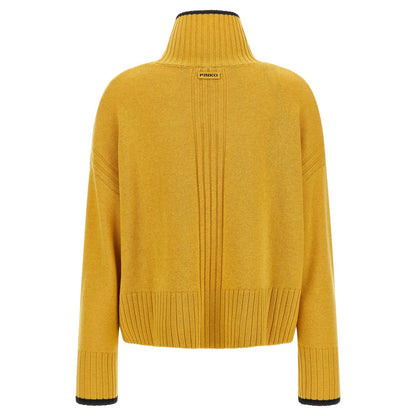 PINKO Bicolor Wool Cardigan