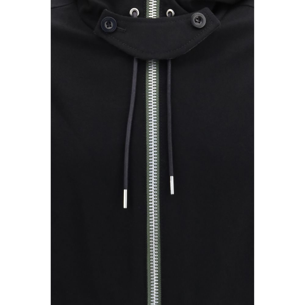 Sacai Black Wool Oves Aries Sweatshirt