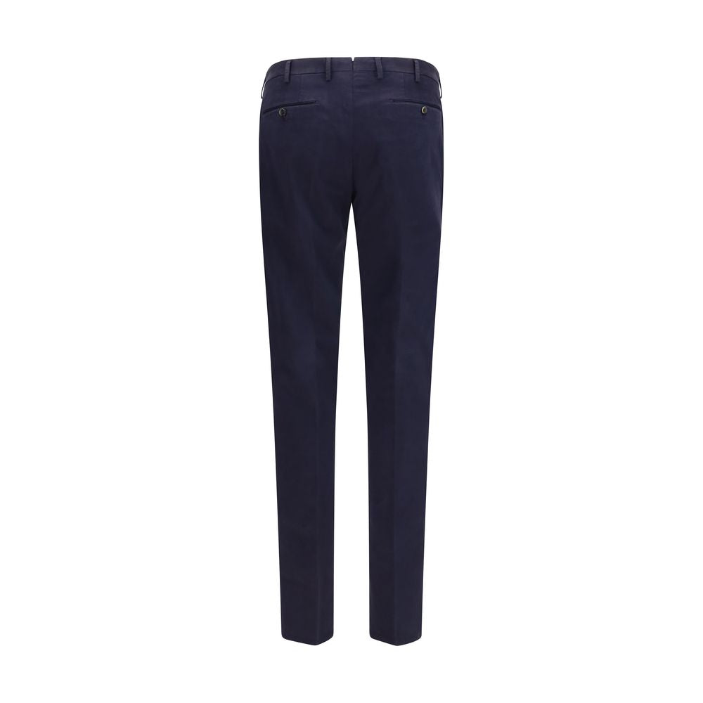 PT Torino Blue Elastane Casual Pants