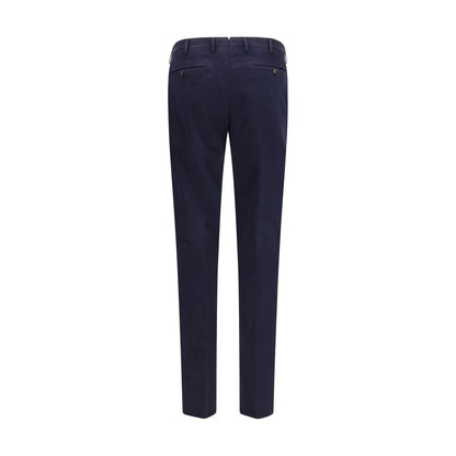 PT Torino Blue Elastane Casual Pants