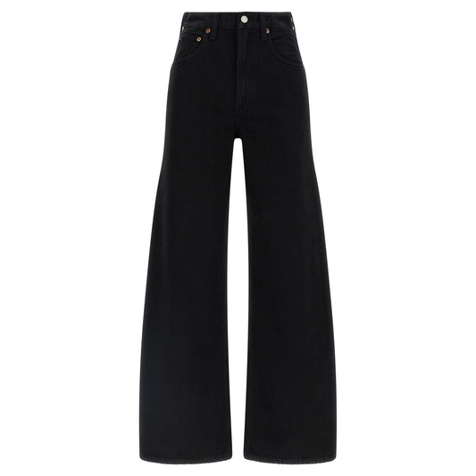 Agolde Black Cotton Jeans Denim