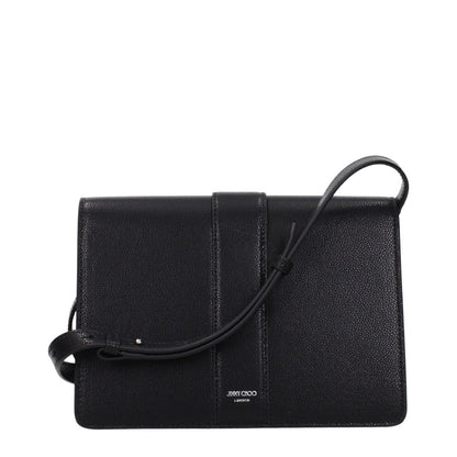 Jimmy Choo Black Leather Crossbody Bag