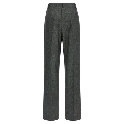 The Andamane Gray Polyester Dress Pants