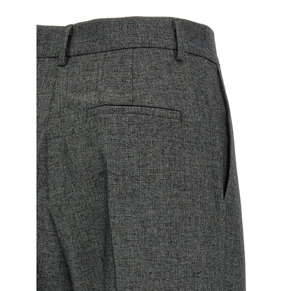 The Andamane Gray Polyester Dress Pants