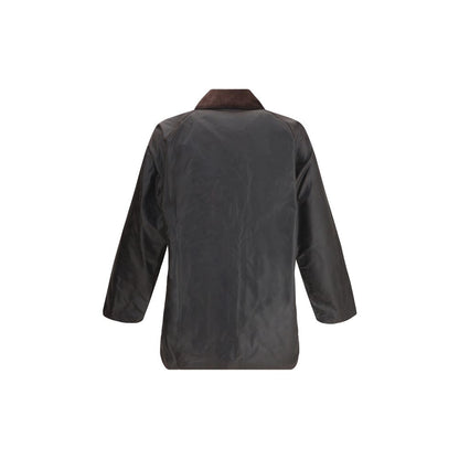 Barbour Black Cotton Coat