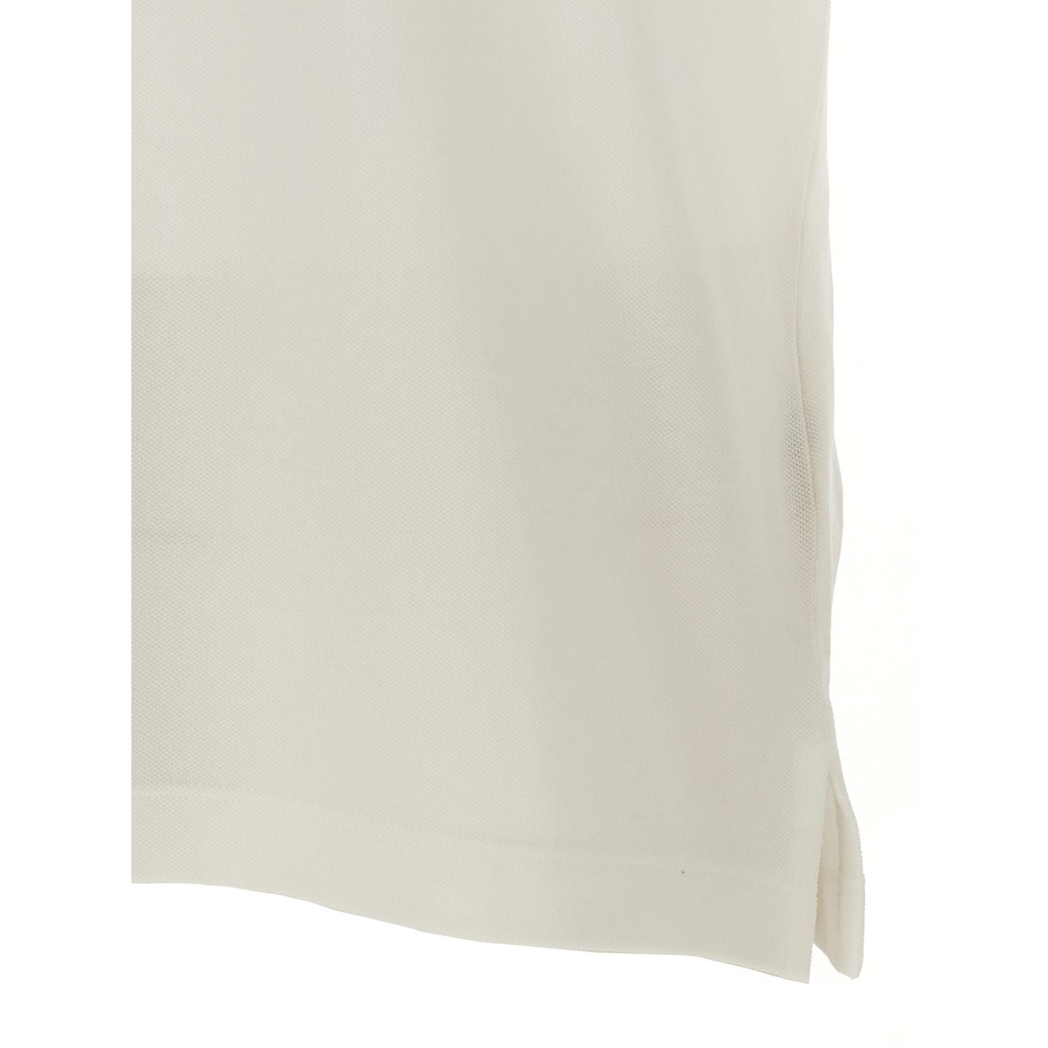 Fendi White Cotton Polo Shirt
