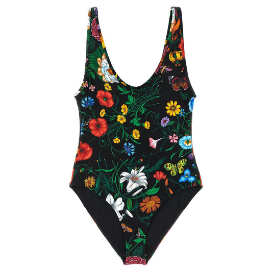 Gucci Black Polyamide One-Piece Swimsuit
