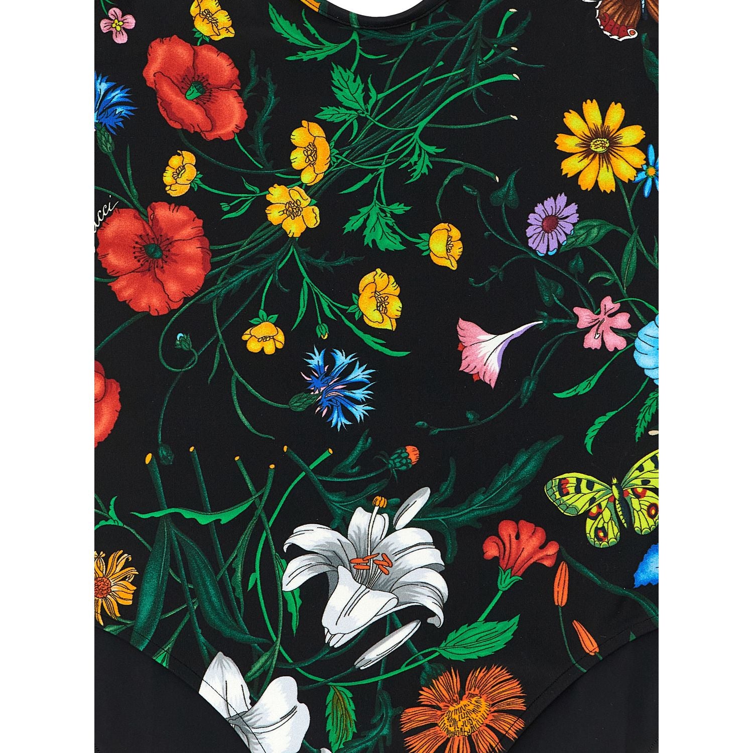 Gucci Black Polyamide One-Piece Swimsuit