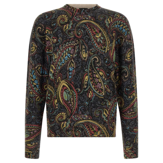Etro Multicolor Wool Cardigan