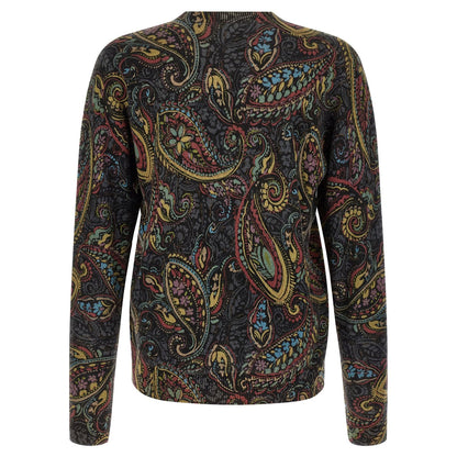 Etro Multicolor Wool Cardigan