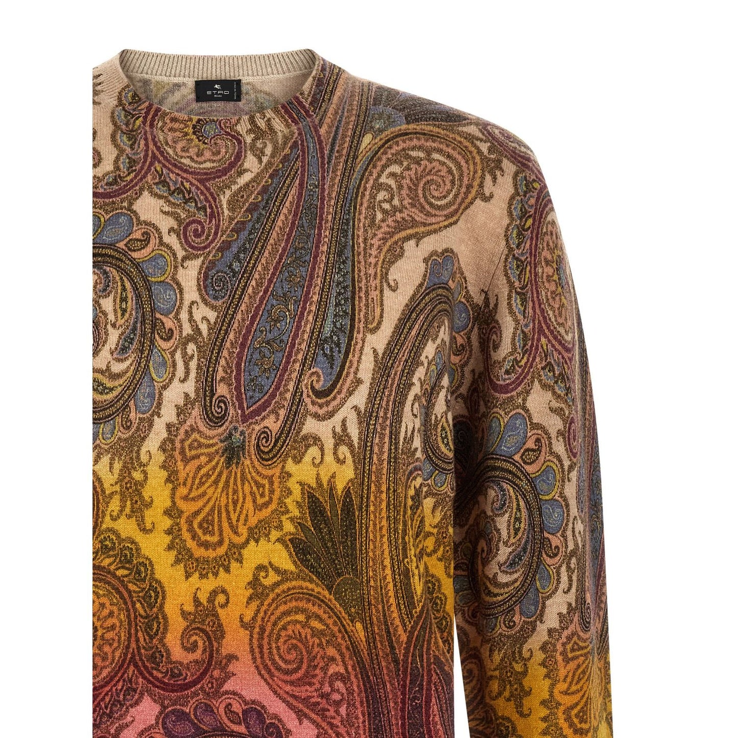 Etro Multicolor Wool Cardigan