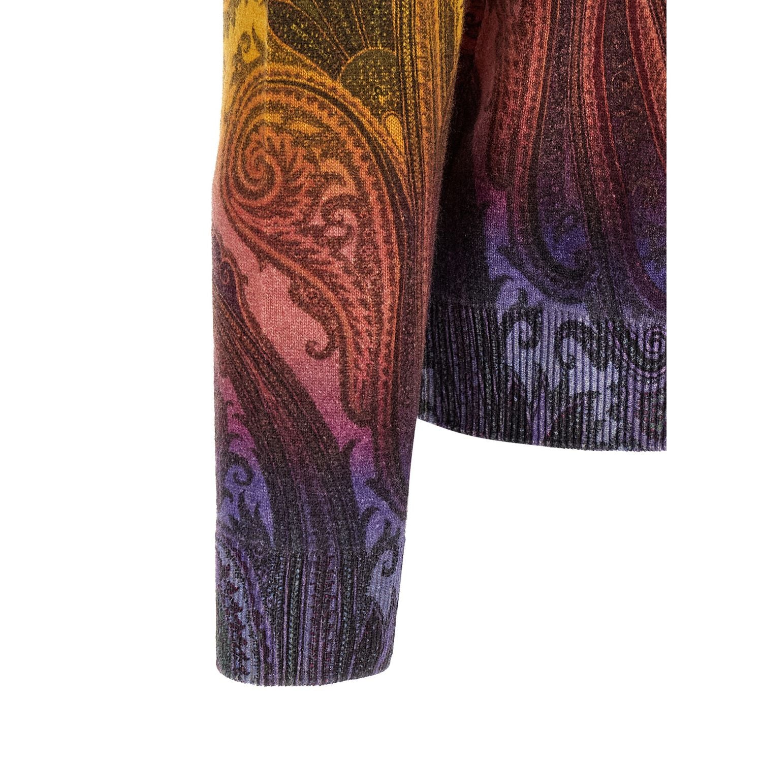 Etro Multicolor Wool Cardigan