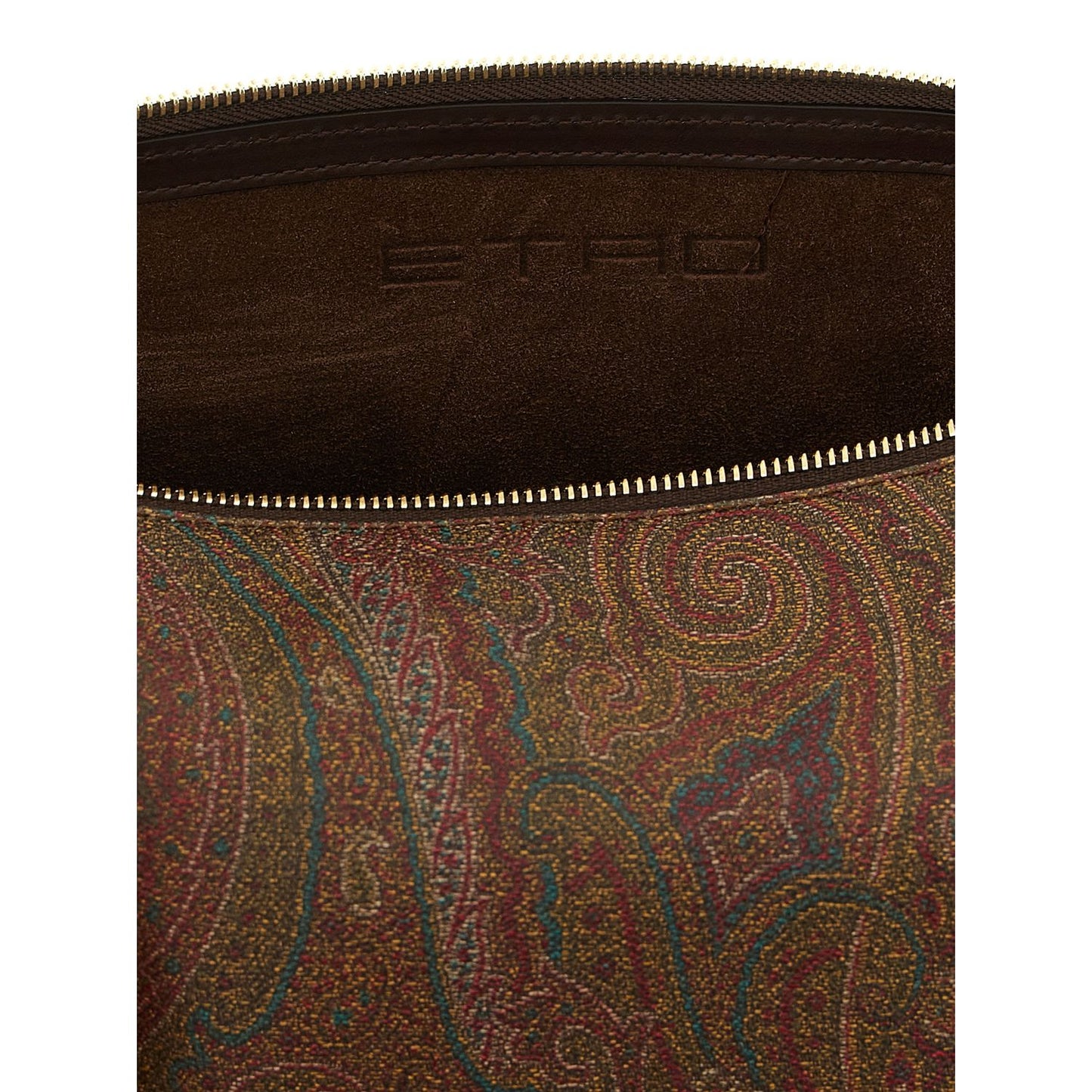 Etro Brown Cotton Crossbody Bag