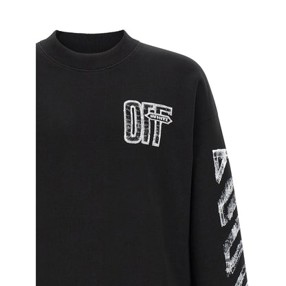 Off-White Black Cotton Sweatshirt