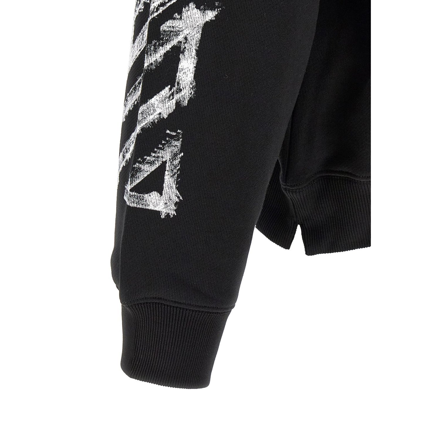 Off-White Black Cotton Sweatshirt