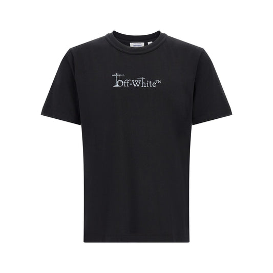 Off-White Black Cotton T-Shirt