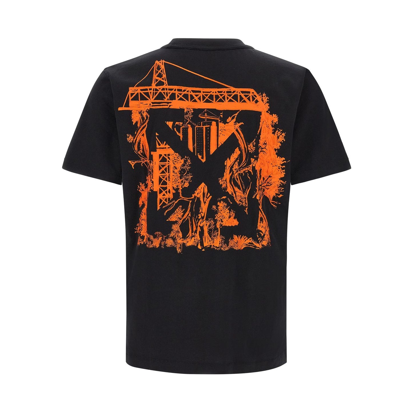 Off-White Black Cotton T-Shirt