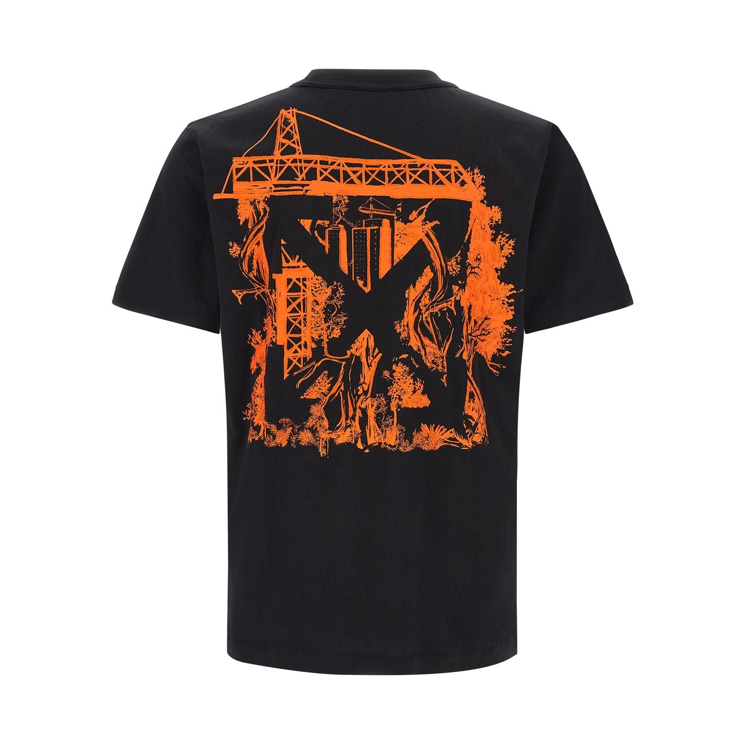 Off-White Black Cotton T-Shirt