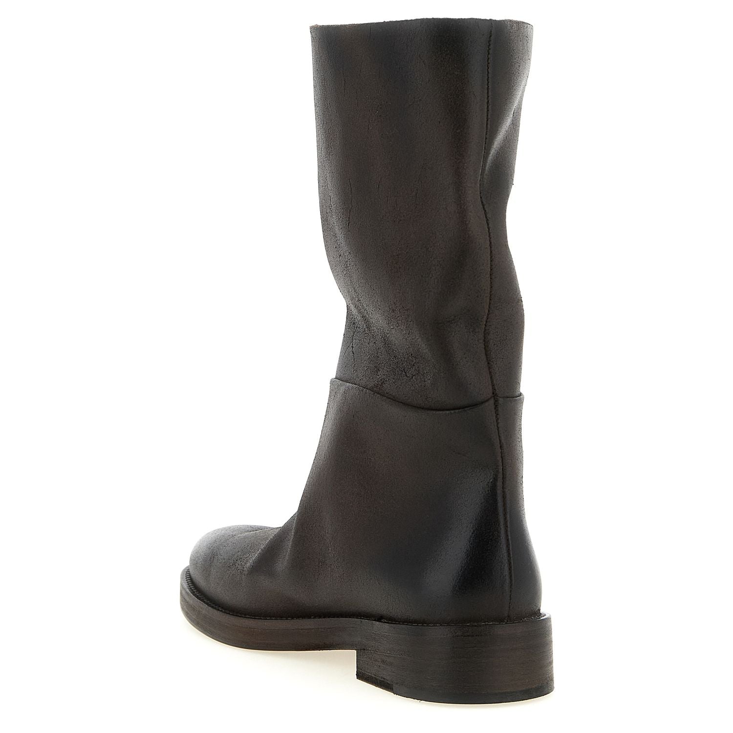Marsell Brown Calfskin Over The Knee