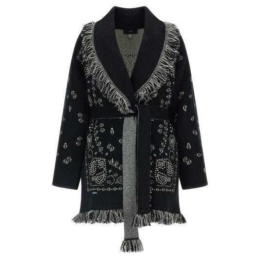 Alanui Black Cashmere Cardigan