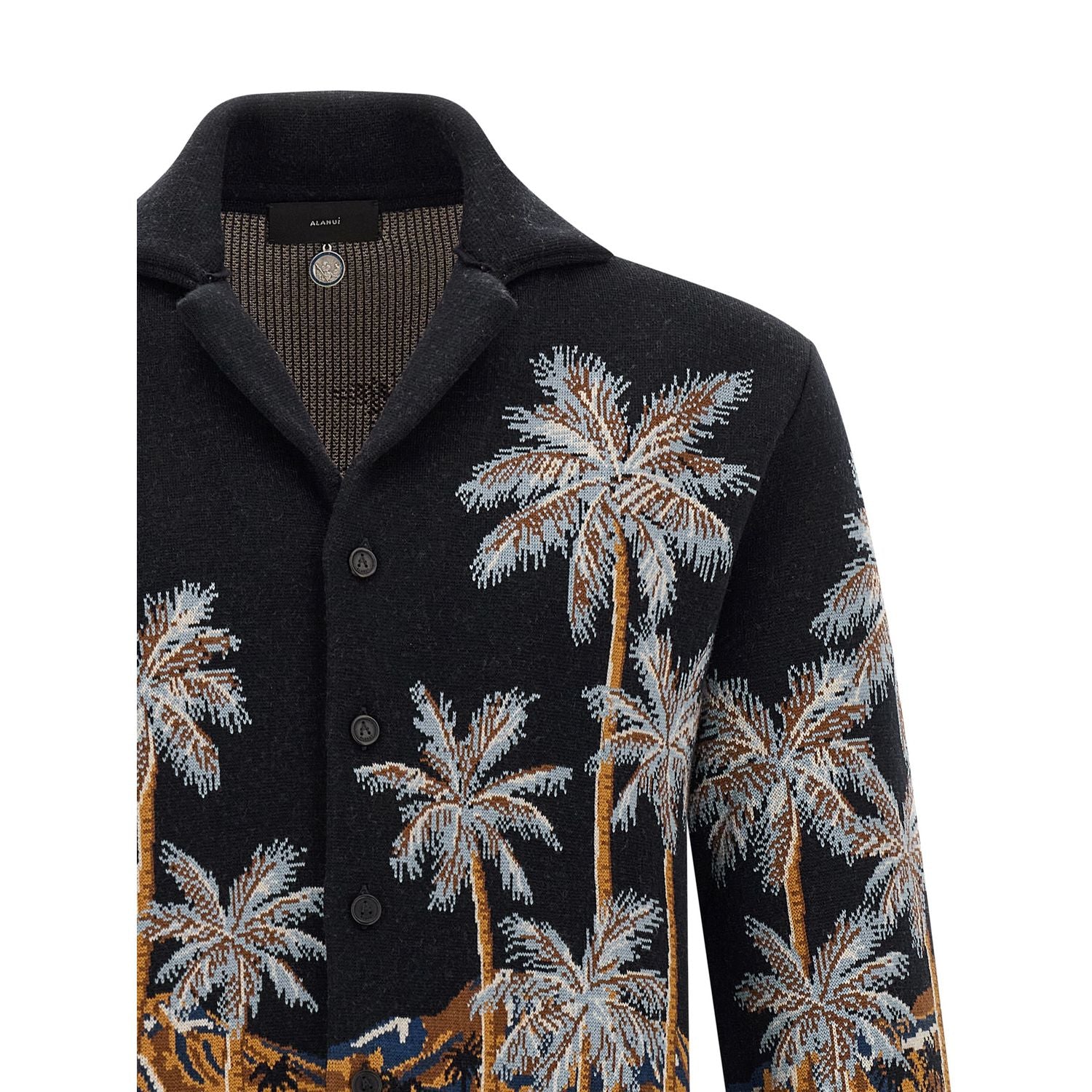 Alanui Blue Virgin Wool Blouse