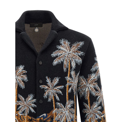 Alanui Blue Virgin Wool Blouse