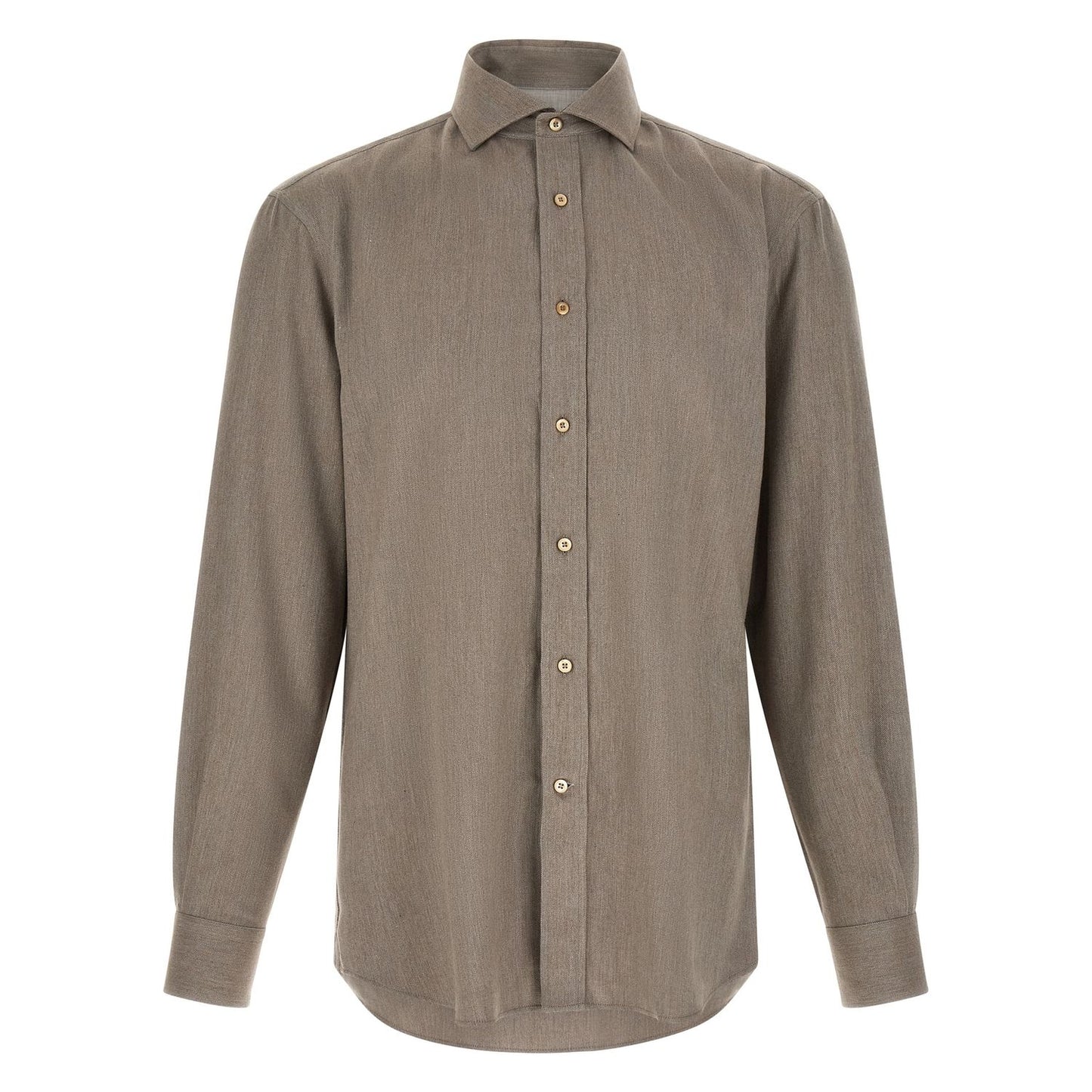 Brunello Cucinelli Gray Cotton Blouse