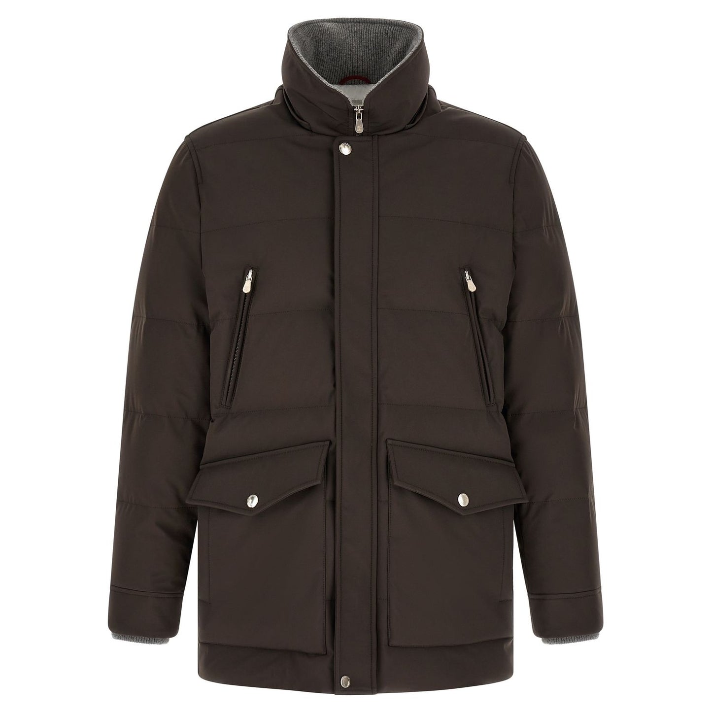 Brunello Cucinelli Brown Polyamide Parka
