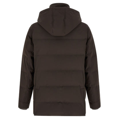 Brunello Cucinelli Brown Polyamide Parka