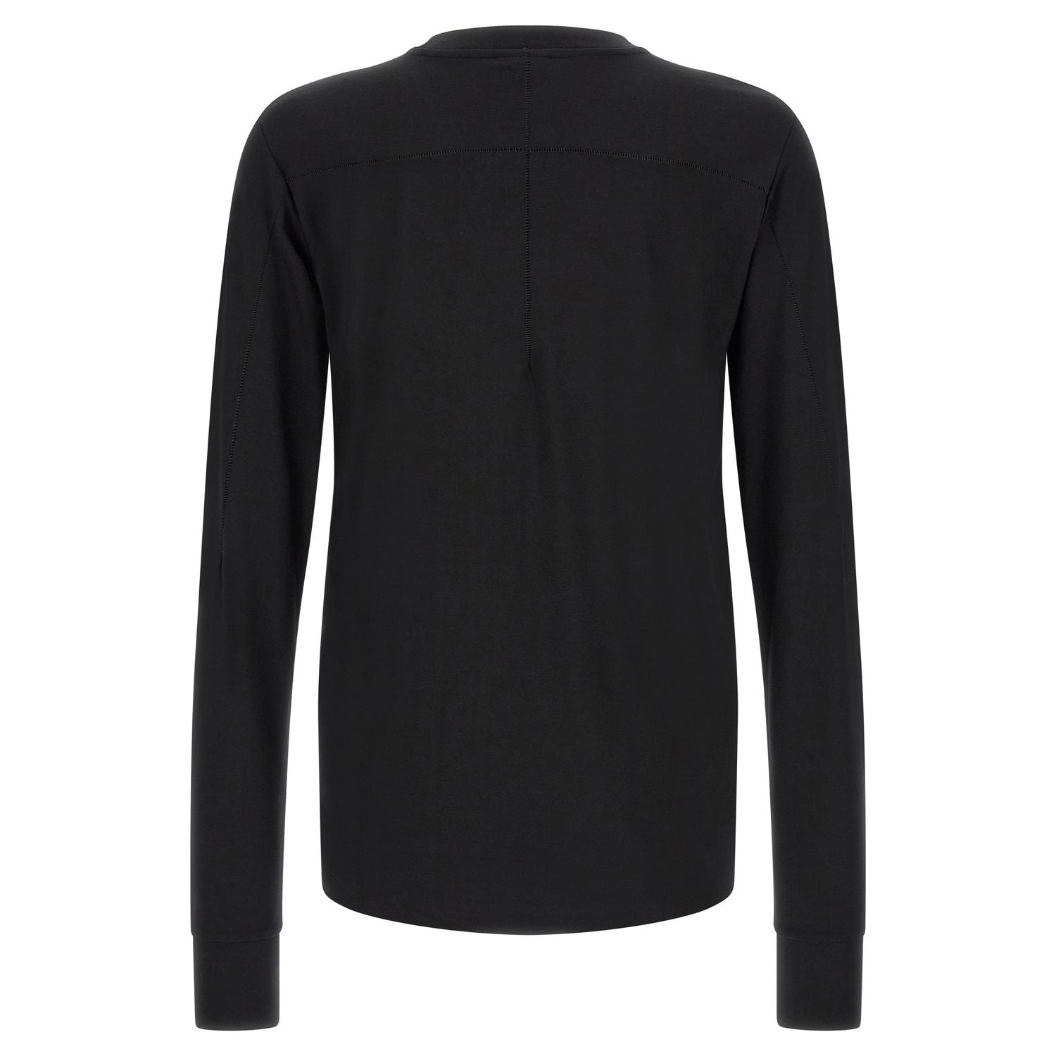 Thom Krom Black Viscose T-Shirt