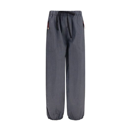 Prada Gray Wool Oves Aries Casual Pants