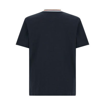 Fendi Blue Cotton T-Shirt