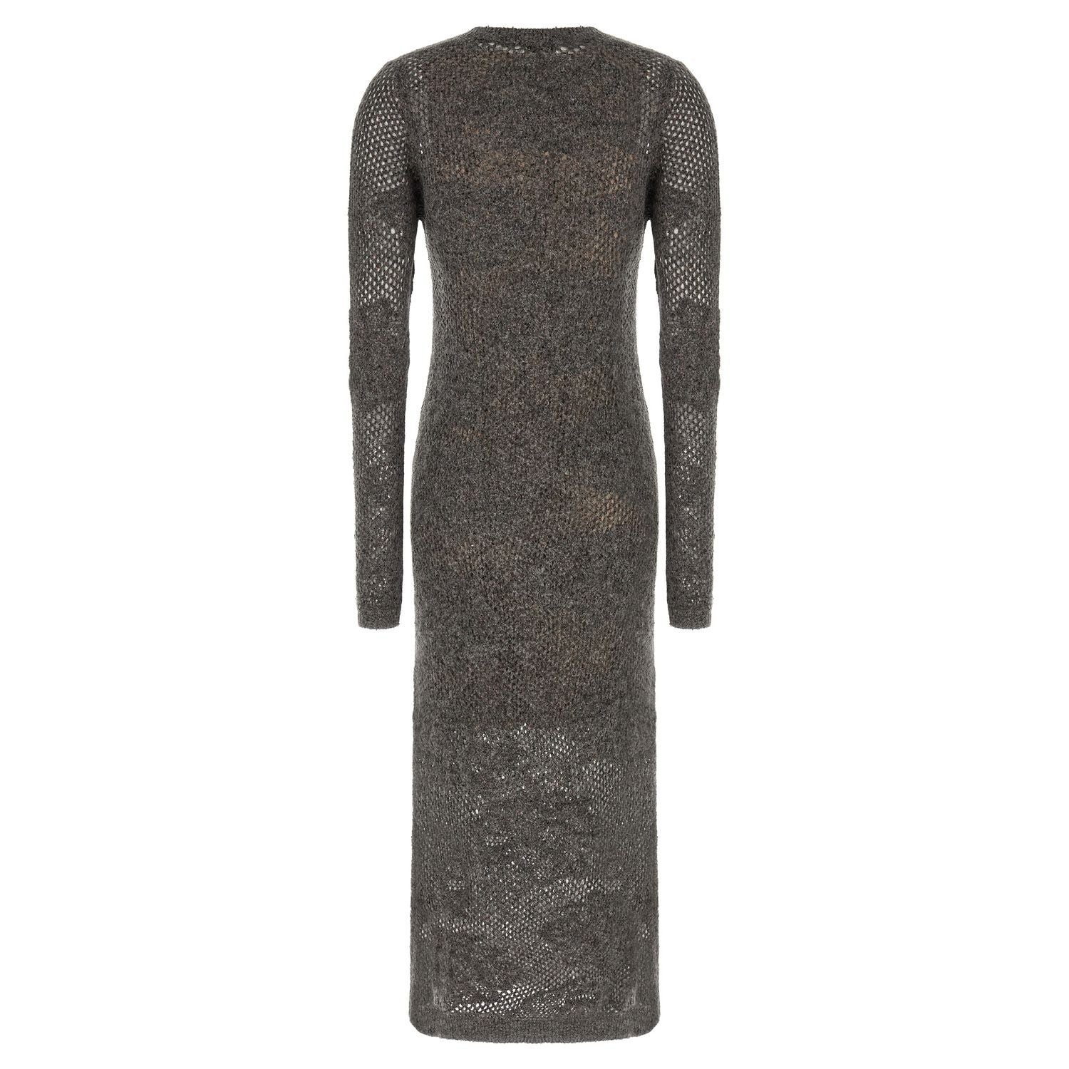 Brunello Cucinelli Gray Nylon Casual Dress