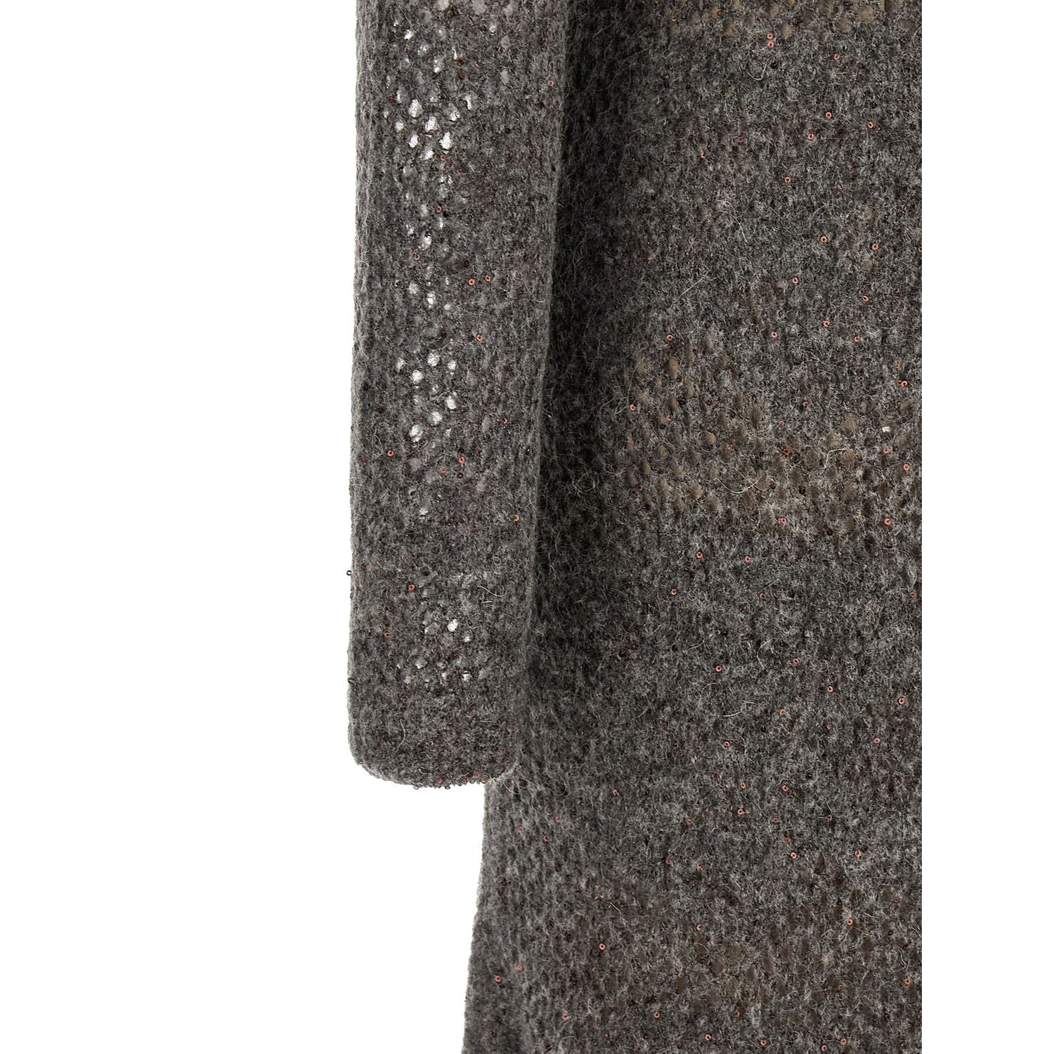 Brunello Cucinelli Gray Nylon Casual Dress