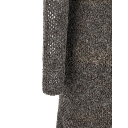 Brunello Cucinelli Gray Nylon Casual Dress