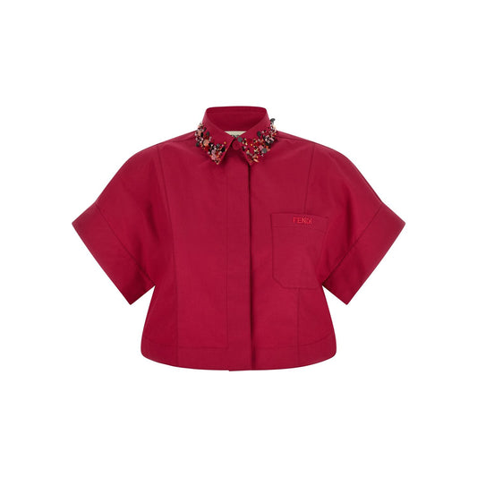 Fendi Multicolor Cotton Blouse
