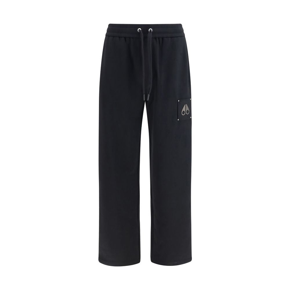 Moose Knuckles Black Cotton Casual Pants