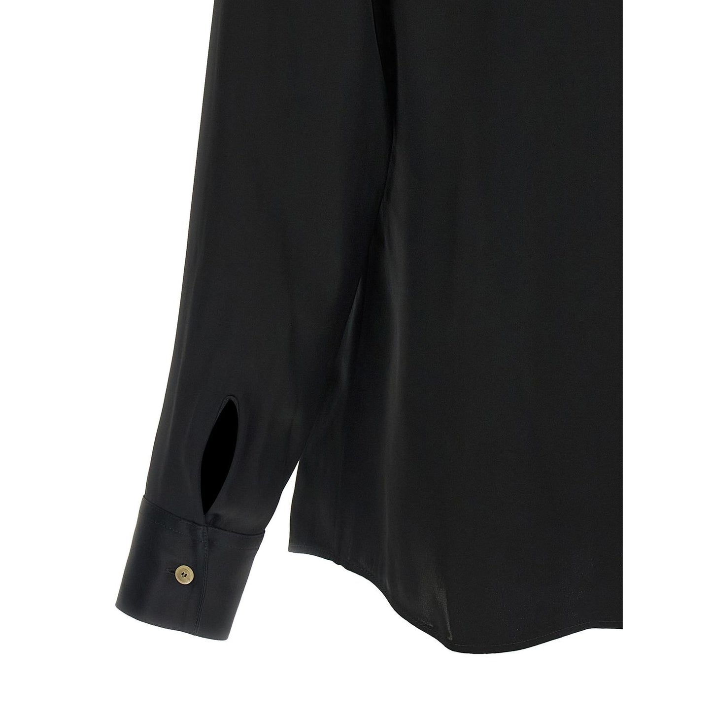 Khaite Black Acetate Blouse