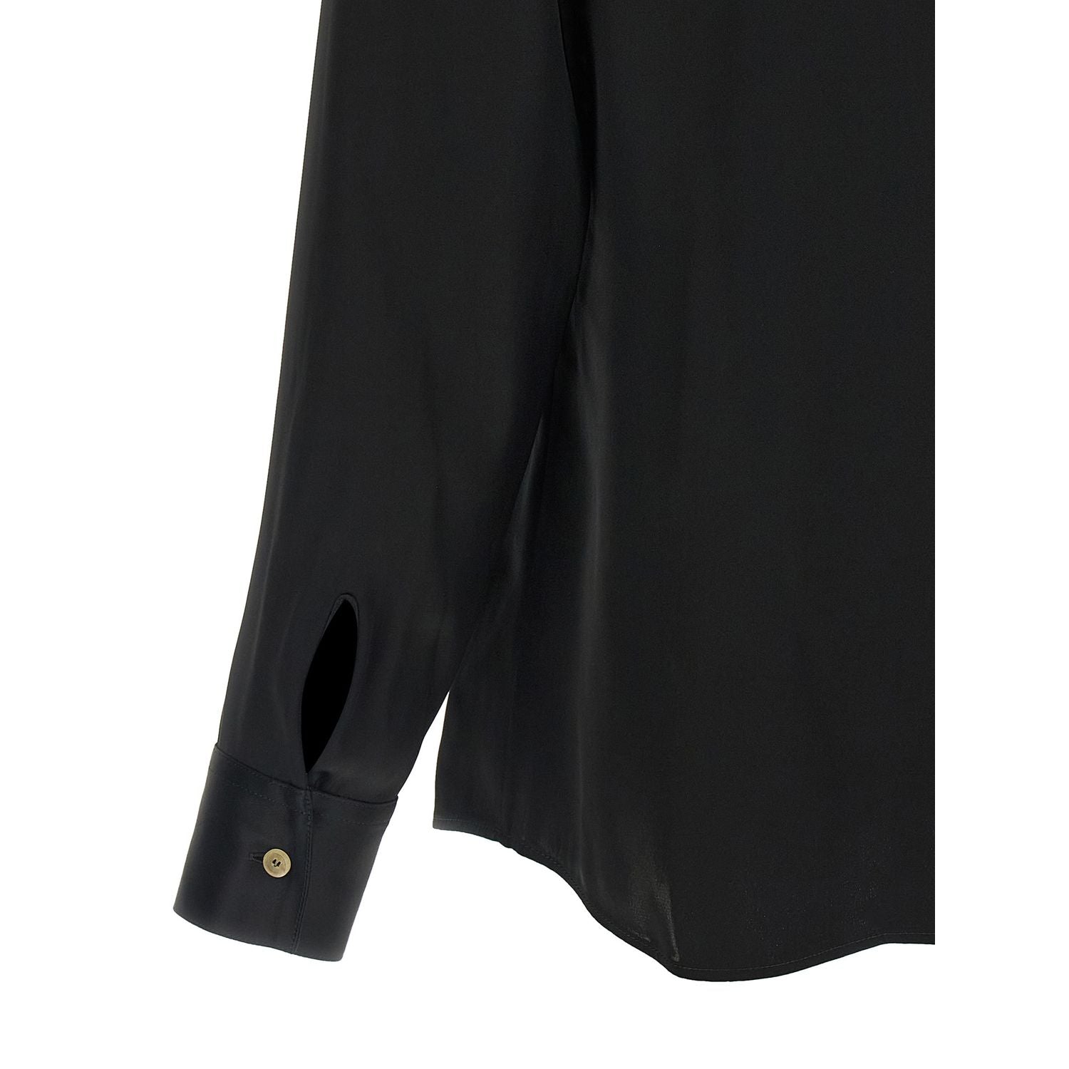 Khaite Black Acetate Blouse