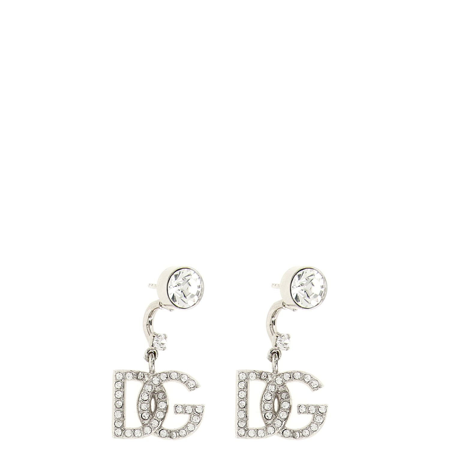 Dolce & Gabbana Silver Brass Earrings