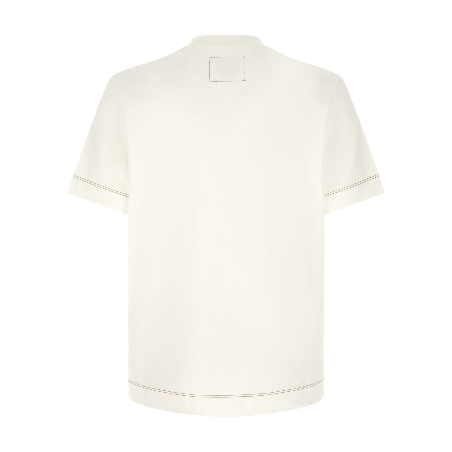 Fendi White Cotton T-Shirt