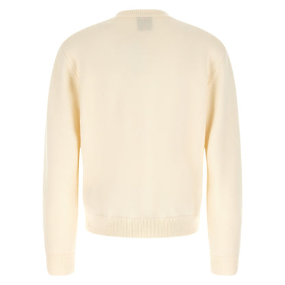 Casablanca White Wool Cardigan