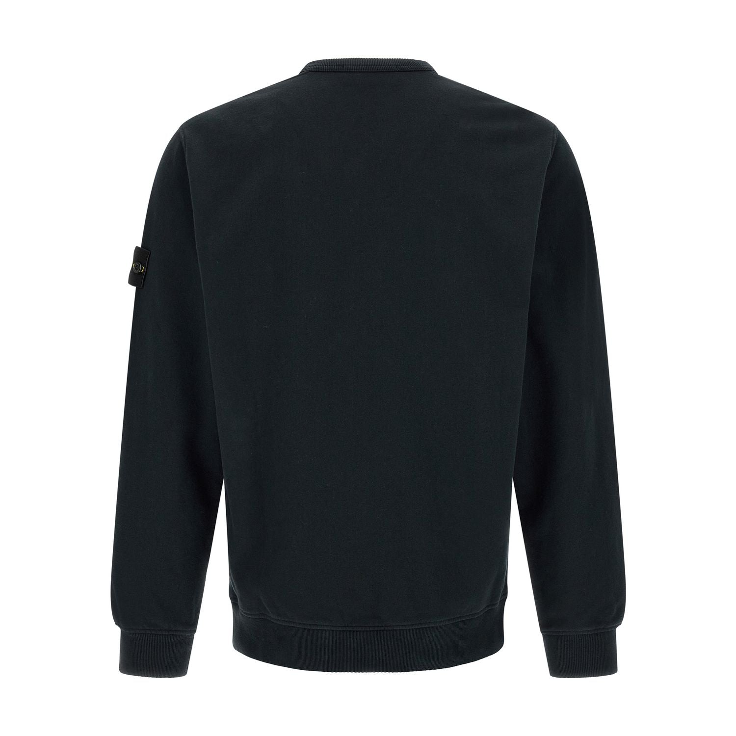 Stone Island Blue Cotton Sweatshirt