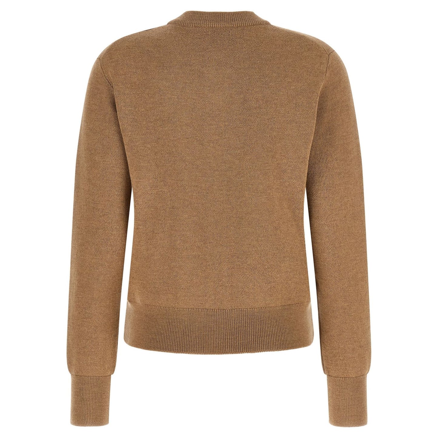Ami Paris Beige Wool Cardigan