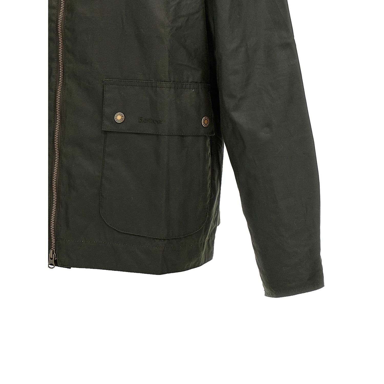 Barbour Bicolor Cotton Full-Length Jacket