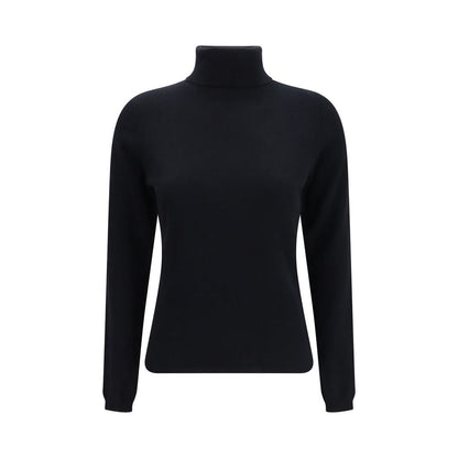 Allude Black Cashmere Turtleneck