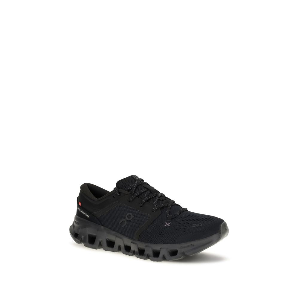 ON Black Recycled Polyester Athletic Sneakers