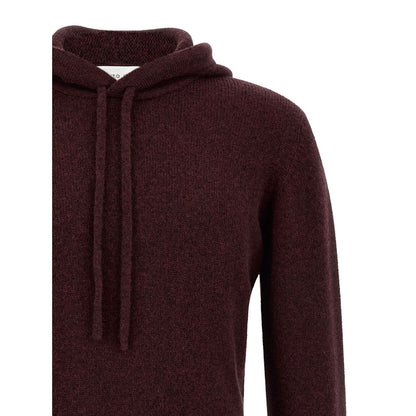 Roberto Collina Bordeaux Wool Cardigan