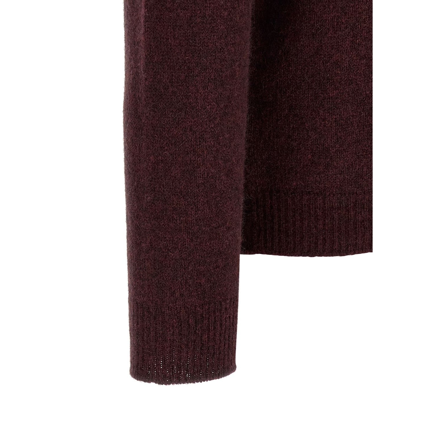 Roberto Collina Bordeaux Wool Cardigan