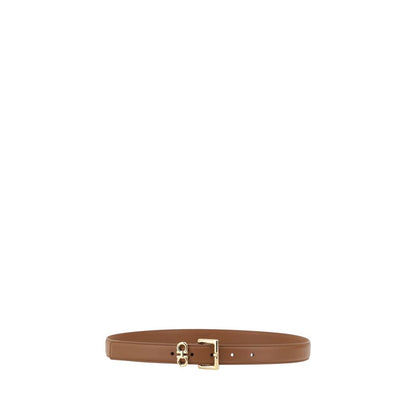 Ferragamo Brown Calf Leather Bos Taurus Regular Belt